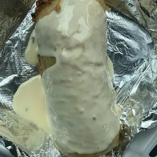 pretty good! shrimp chimichanga