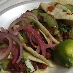 Fresh made tortillas &amp; salsas are