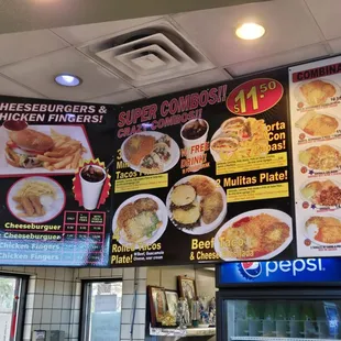 Menu as of July 2024