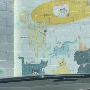Parking lot graphic