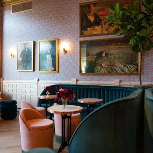 the interior of the restaurant