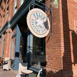 the outside of the building