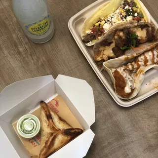 Lobster, Corn, and Chive Empanada