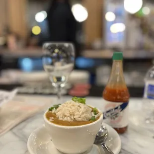 Crawfish Etouffee...don't forget the hot sauce!