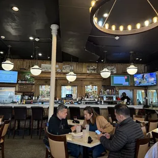 A shot across the main seating area across to the bar.