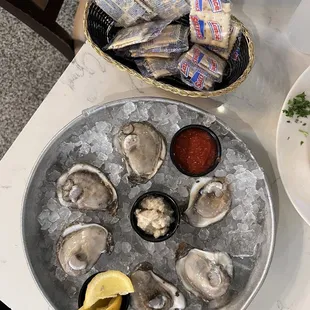 Half shell oyster