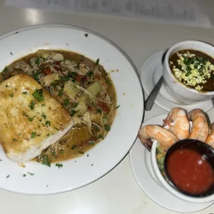 Shrimp Scampi, Turtle Soup, Shrimp Cocktail