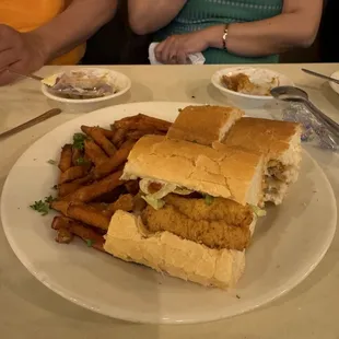 Fried Fish Po Boy