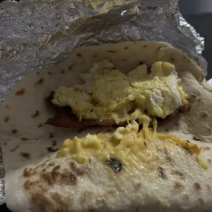 One of my skimpy tacos.