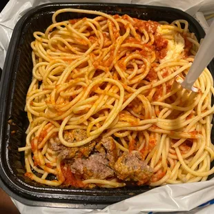 Spaghetti and Meatballs