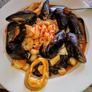 oysters and mussels, oysters, food, shellfish, mussels