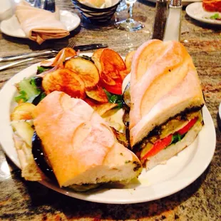 My mom got the Vegetarian Panini and loved it.  She had to take 1/2 home with her.