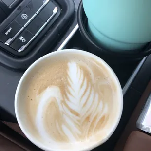 No joke this leaf was perfect to practically the last sip