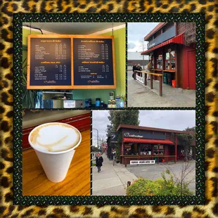Montage of images from Fellini Coffeebar