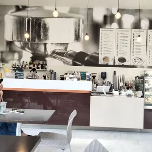 two women in a cafe