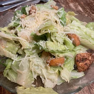 Over dressed side Ceasar