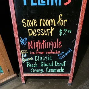 a sign for a restaurant