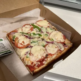 Sicilian Vegetarian Pizza