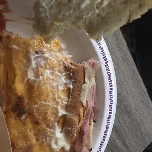 ham and cheese sandwich