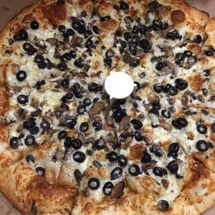 Mushroom olive and onions