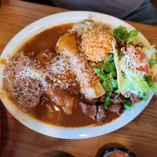 Beef plate little bit of everything.