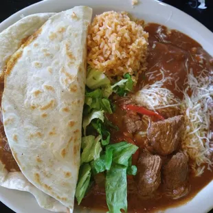 Shredded Beef Quesadilla