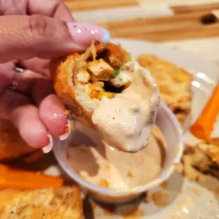 Yummy egg rolls