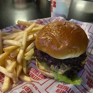 Double with cheese and bacon