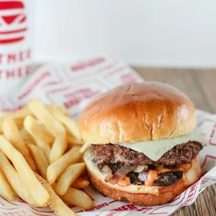 Shroom Swissalaka Burger