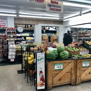 a variety of fruits and vegetables