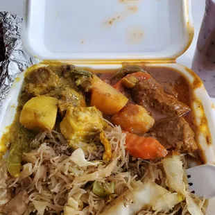 a plate of food