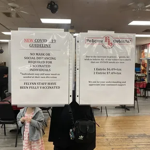 a menu for a restaurant