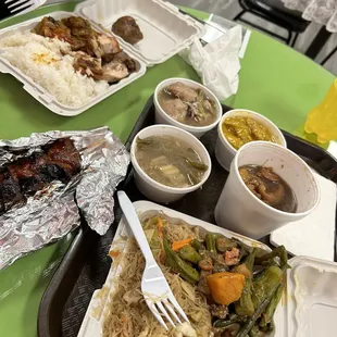 The BBQ stick was amazing and so was the rest of the food