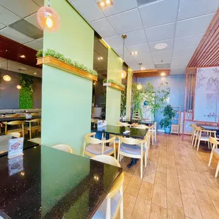 the interior of a restaurant