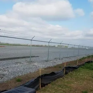 Commercial chain-link fence