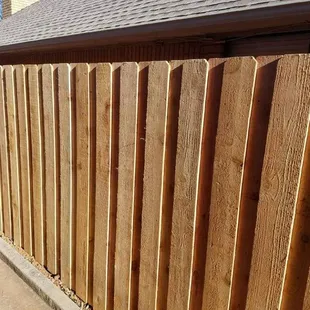 Cedar board on board