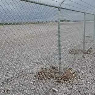 Commercial chain-link fence