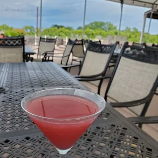 BlackBerry vodka cocktail