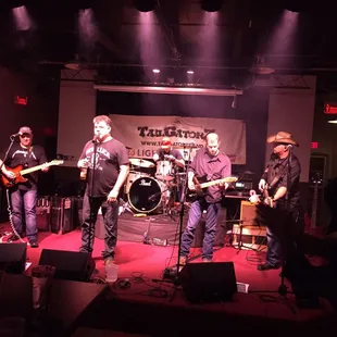 a group of musicians on stage