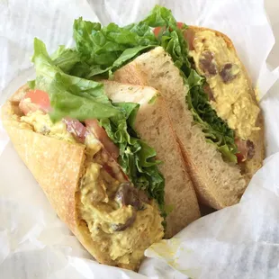 Curried Chicken Salad Sandwich