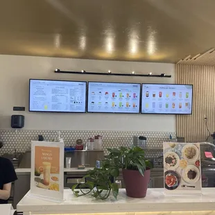 Lots of drinks to choose from