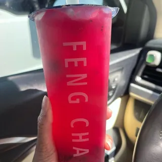 Bursting Dragon Fruit Tea