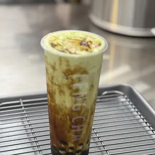 a cup of iced coffee