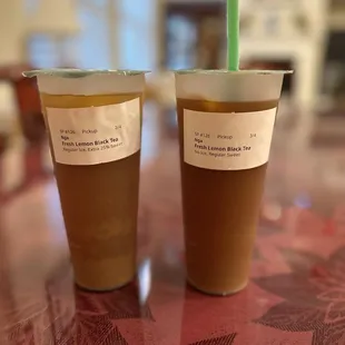 Lemon black tea