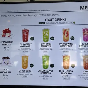 With calories count!