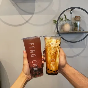 Strawberry Overload and Dirty Boba