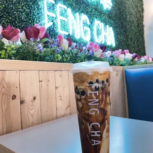 Dirty Boba with Coffee Added