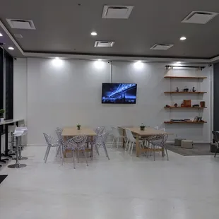 Seating area.