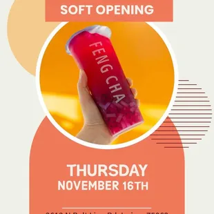 a hand holding a soft opening