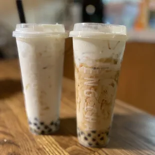 B1. Dirty Boba and B2. Dirty Boba Milk Tea